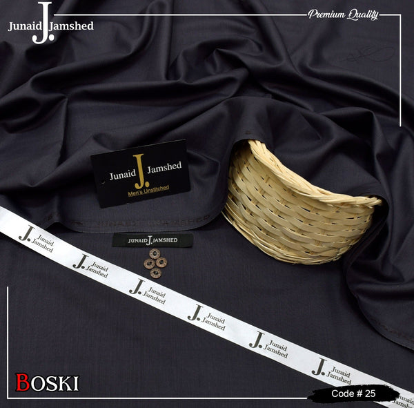 J. Junaid Jamshed wash and Wear Boski SOMKE GRY DARK