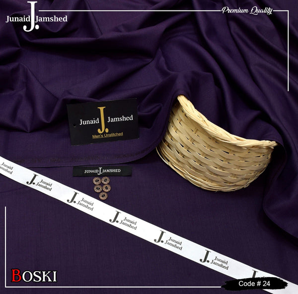 J. Junaid Jamshed wash and Wear Boski PURPLE