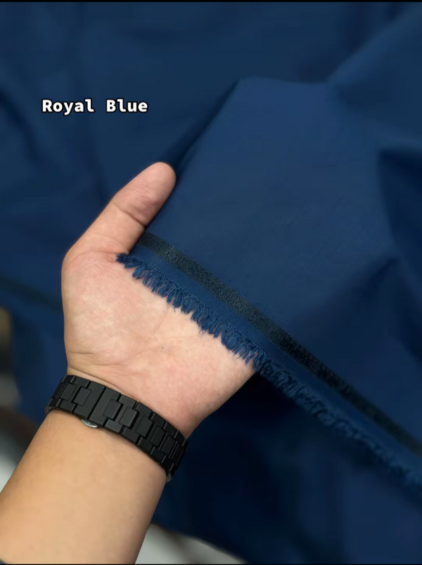 J. Junaid Jamshed wash and Wear Boski  Sache blue